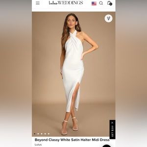 Lulus White Dress Bridal
